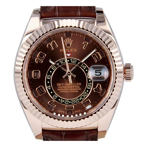 rolex sky-dweller 326135 chocalate|Rolex Sky.